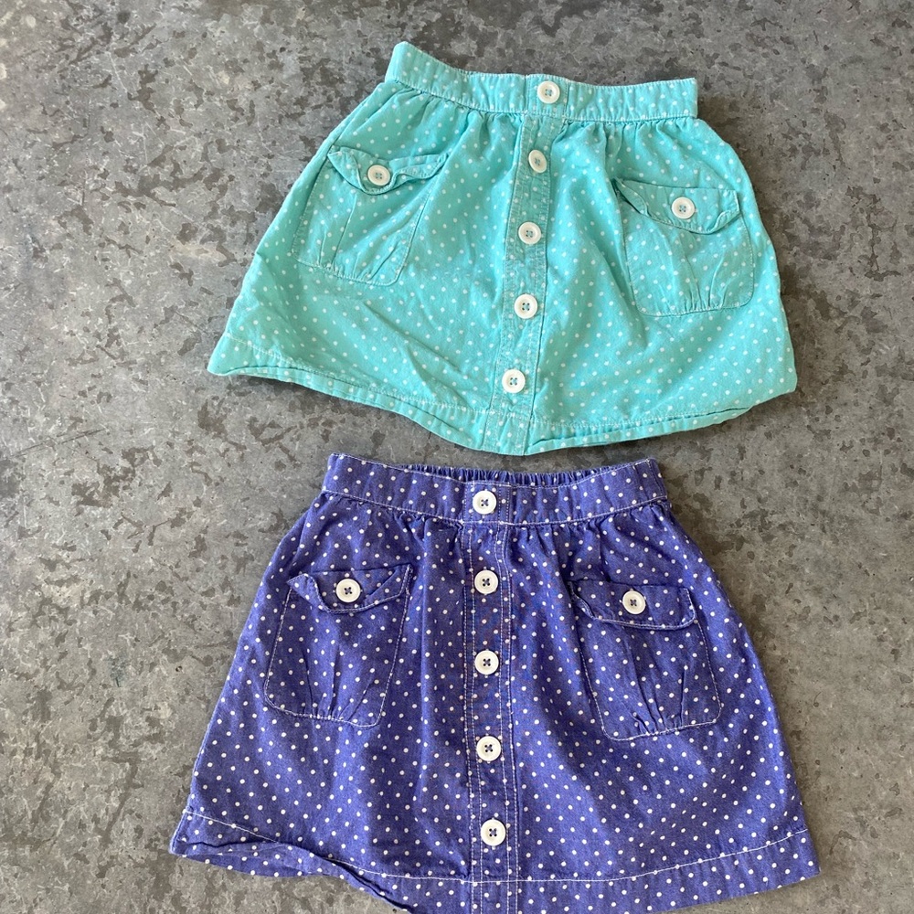 Mini boden girls skirts! 2 pack!